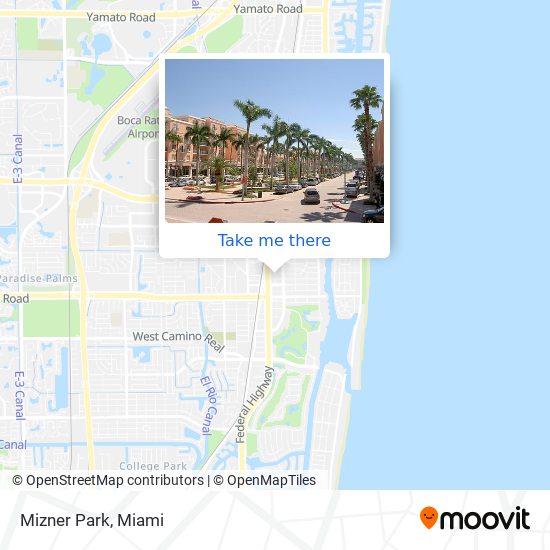 Mizner Park map