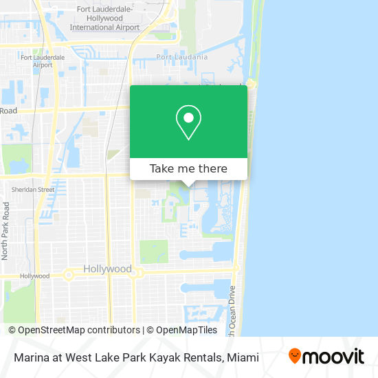 Marina at West Lake Park Kayak Rentals map