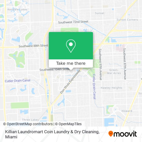 Killian Laundromart Coin Laundry & Dry Cleaning map