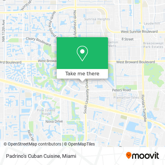 Padrino's Cuban Cuisine map