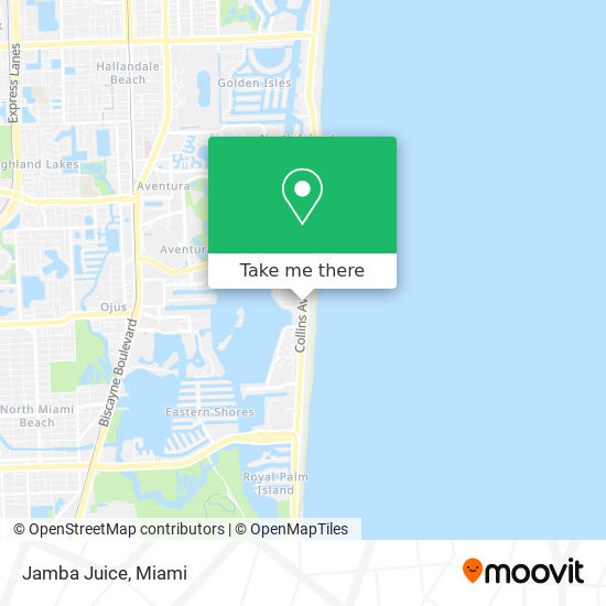 Jamba Juice map