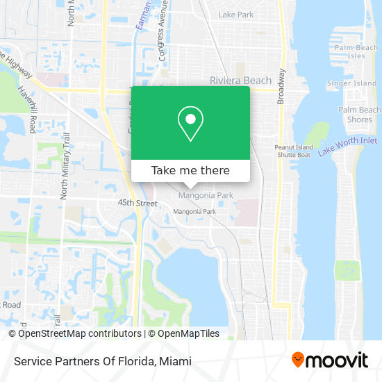 Service Partners Of Florida map