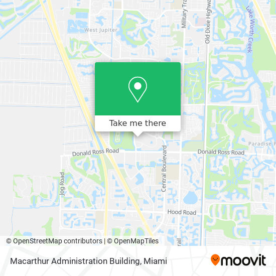 Macarthur Administration Building map