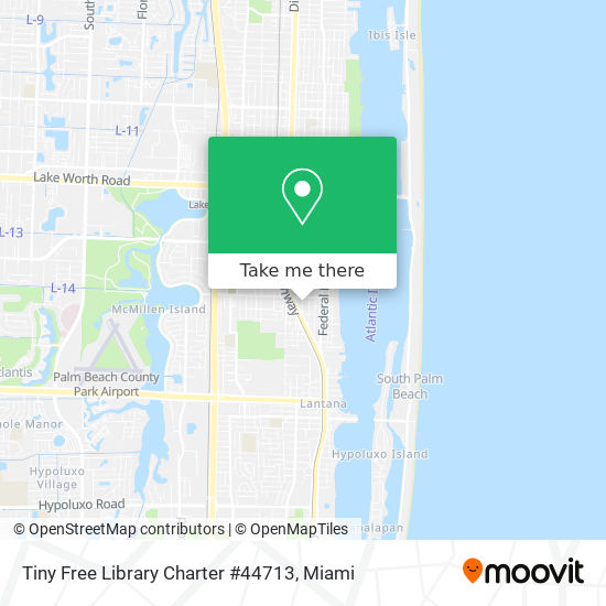 Tiny Free Library Charter #44713 map