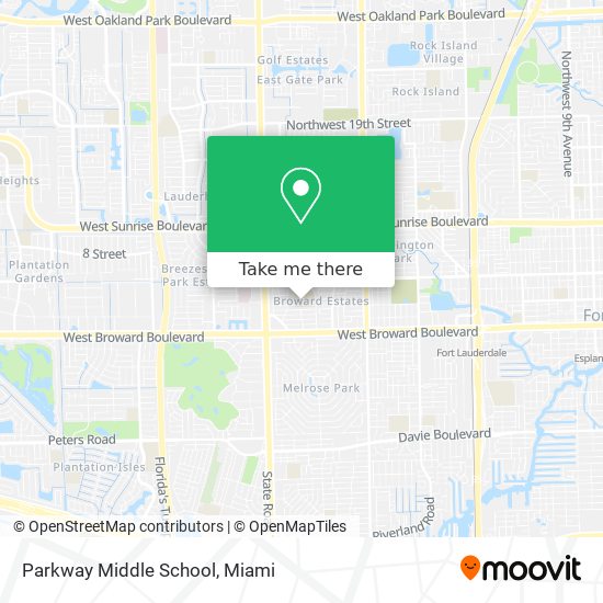 Parkway Middle School map