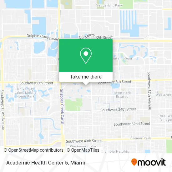 Academic Health Center 5 map