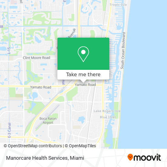 Manorcare Health Services map