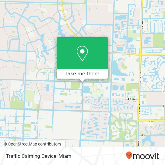 Mapa de Traffic Calming Device