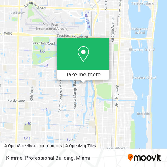 Mapa de Kimmel Professional Building
