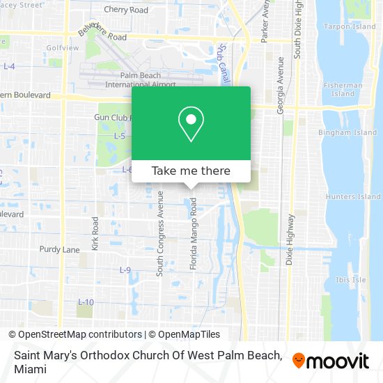 Mapa de Saint Mary's Orthodox Church Of West Palm Beach