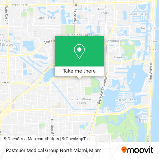 Pasteuer Medical Group North Miami map