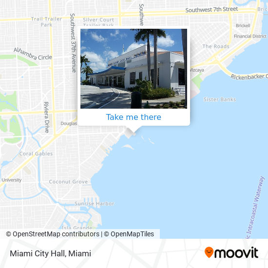 Mapa de Miami City Hall