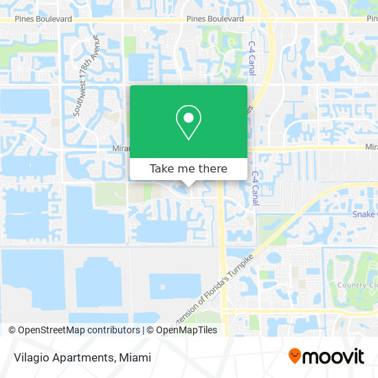 Vilagio Apartments map