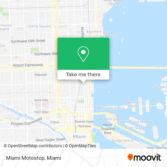 Mapa de Miami Motostop