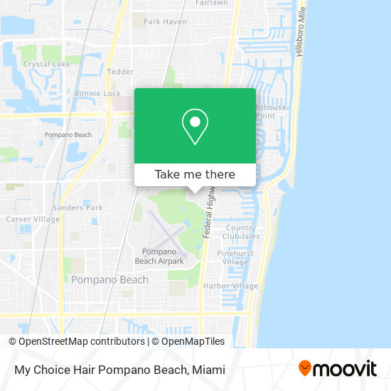 My Choice Hair Pompano Beach map