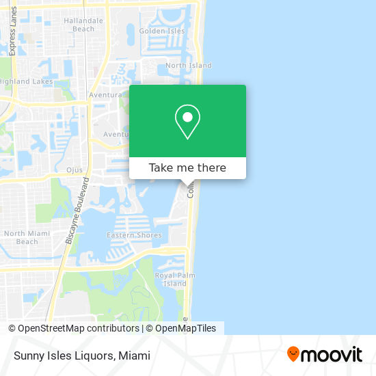 Mapa de Sunny Isles Liquors