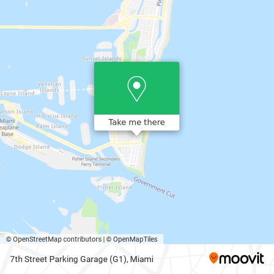 7th Street Parking Garage (G1) map