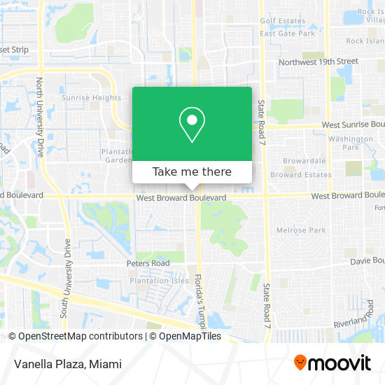 Vanella Plaza map