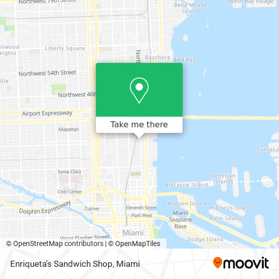 Enriqueta's Sandwich Shop map