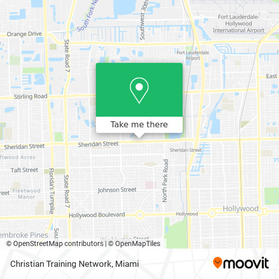 Mapa de Christian Training Network