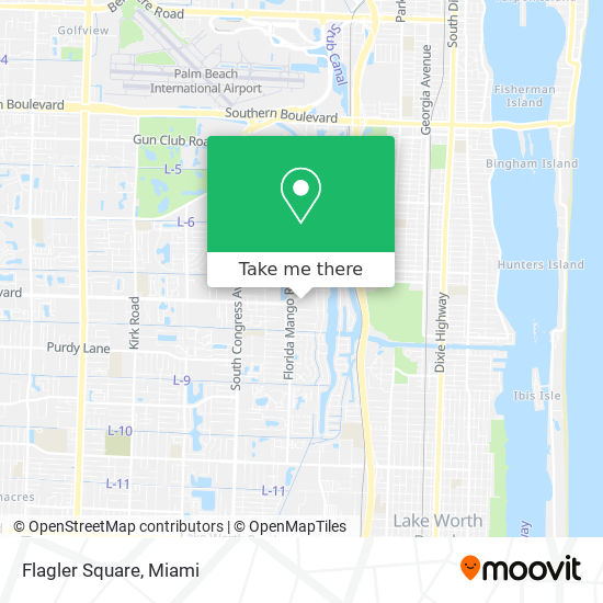 Mapa de Flagler Square