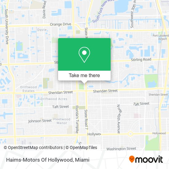 Mapa de Haims-Motors Of Hollywood