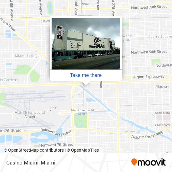 Casino Miami map