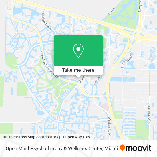 Mapa de Open Mind Psychotherapy & Wellness Center