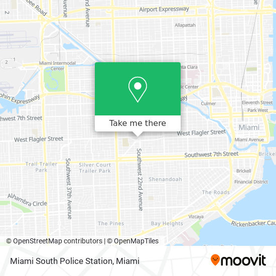 Mapa de Miami South Police Station