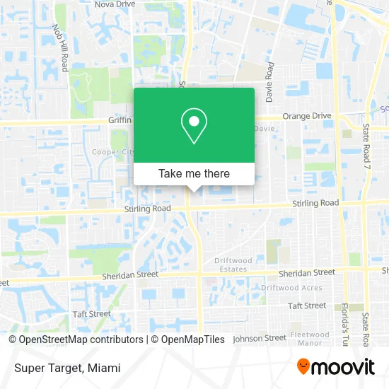 Super Target map