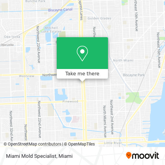 Miami Mold Specialist map