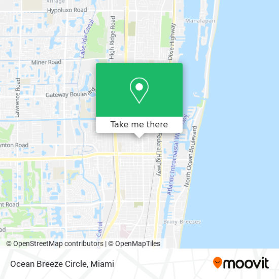 Ocean Breeze Circle map