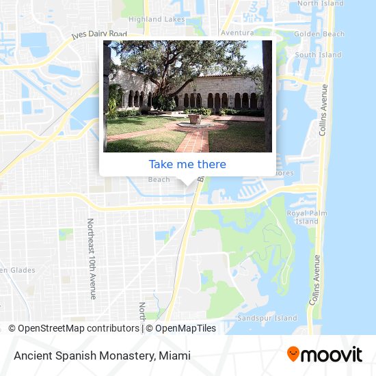 Ancient Spanish Monastery map
