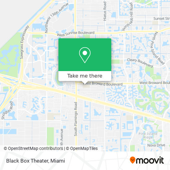 Black Box Theater map