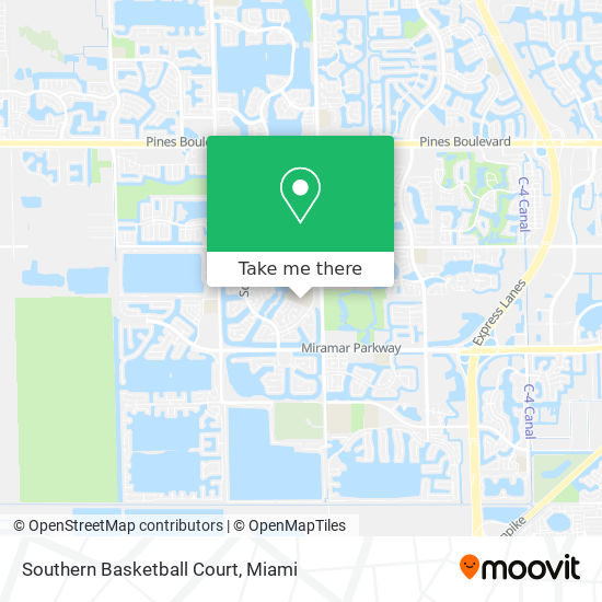 Southern Basketball Court map