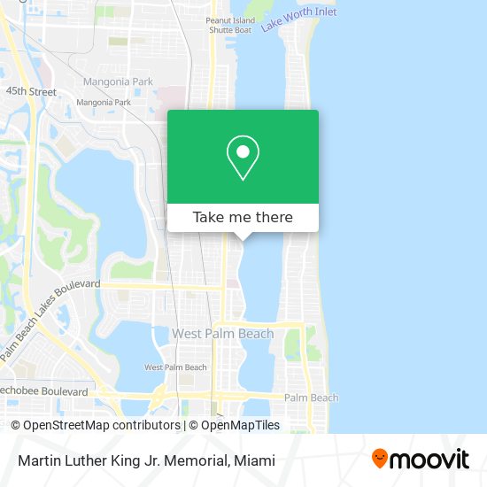 Mapa de Martin Luther King Jr. Memorial