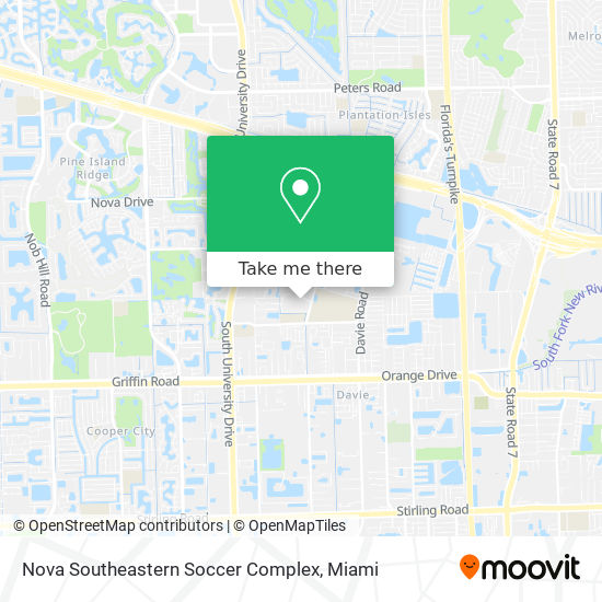 Nova Southeastern Soccer Complex map