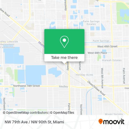 NW 79th Ave / NW 90th St map