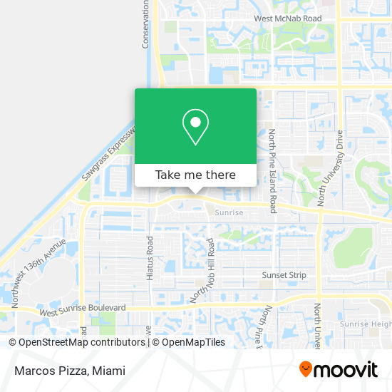 Marcos Pizza map