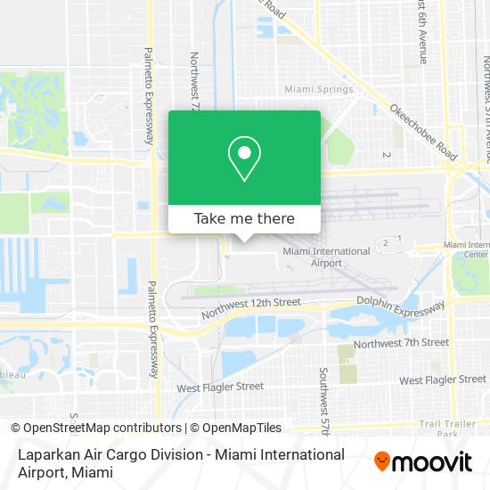 Mapa de Laparkan Air Cargo Division - Miami International Airport