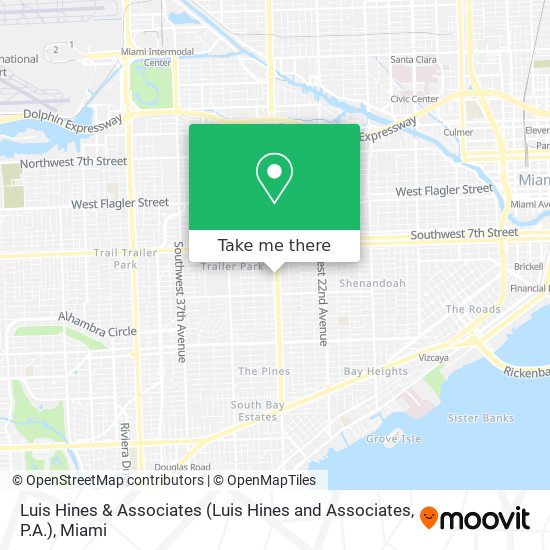 Mapa de Luis Hines & Associates (Luis Hines and Associates, P.A.)