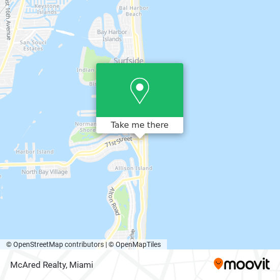 McAred Realty map