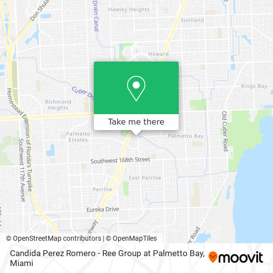 Candida Perez Romero - Ree Group at Palmetto Bay map