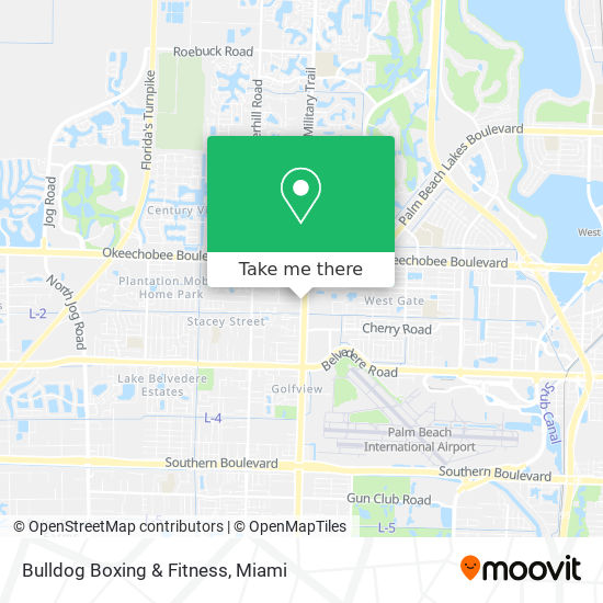 Bulldog Boxing & Fitness map
