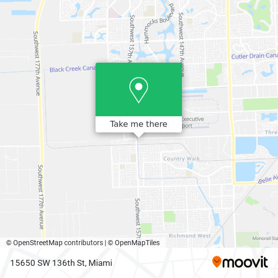 15650 SW 136th St map