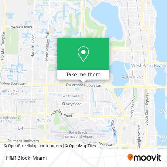 H&R Block map