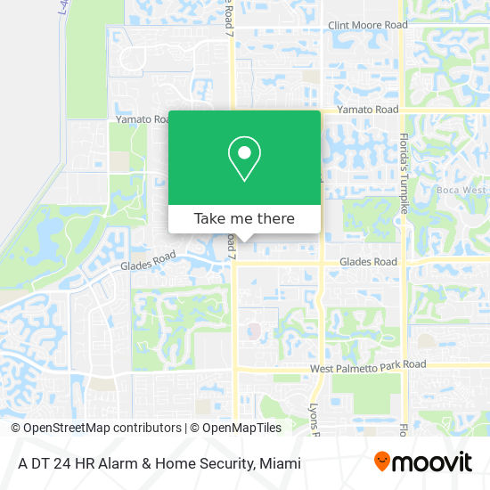 A DT 24 HR Alarm & Home Security map