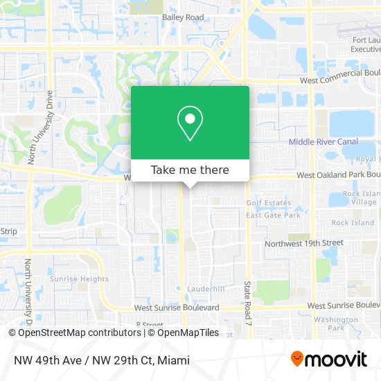 NW 49th Ave / NW 29th Ct map
