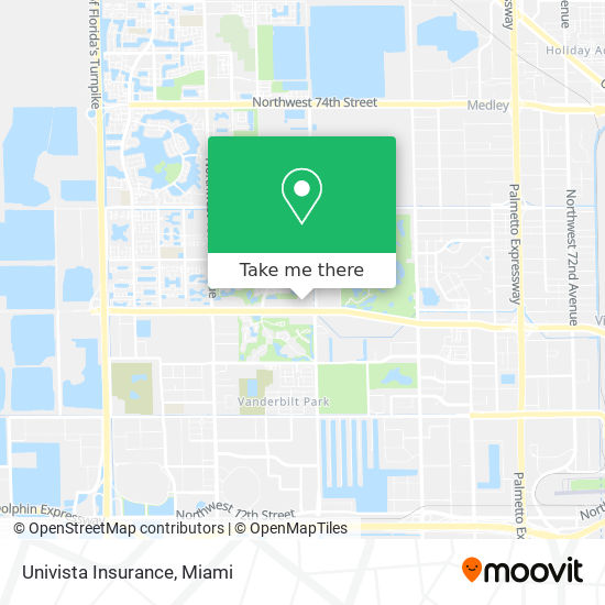 Univista Insurance map