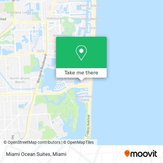 Miami Ocean Suites map